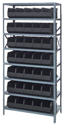 Plastic Storage Bin Steel Shelving Systems - 1875-461 | Bin-Store.com