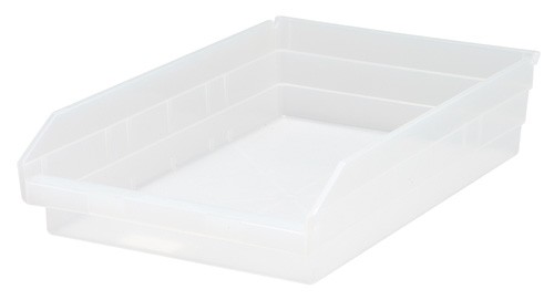 Clear Plastic Arts & Crafts Shelf Bin - QSB110CL - 17-7/8 x 11-1/8 x 4