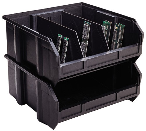 Probox bins with removable dividers depth 600 - Provost - Provost